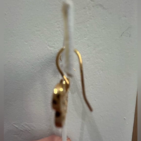 New Mickey Mouse earrings from Disneyland gold plated with April birthstones - Picture 3 of 6